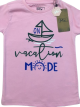 Girls Vacation Mode Pink T-shirt