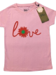 Girls Daisy Pink T-shirt