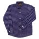 Boys Navy Blue Full Sleeves Dress Shirt