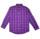 Boys Purple Full Sleeves Dress Shirt