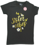 Girls Sister Vibes T-shirt