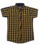 Boys Yellow Half Sleeves Dress Shirt