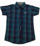 Boys Zinc Check Half Sleeves Dress Shirt